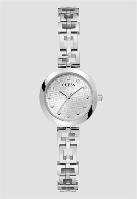 Relógio Pulseira Corrente Prata Guess GW0549L1 .